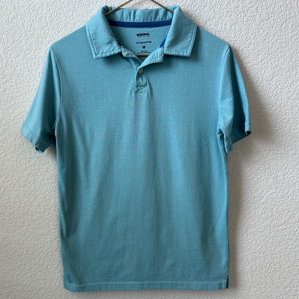 Sonoma Boys Youth Blue Supersoft Polo Shirt
